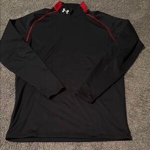 Under Armour Black Shirt with Red Highlights